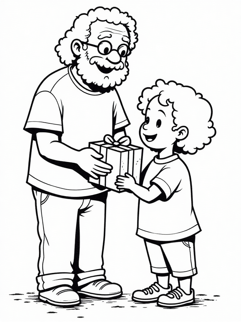 dia dos pais pai e filho Página para colorir dia dos pais pai e filho