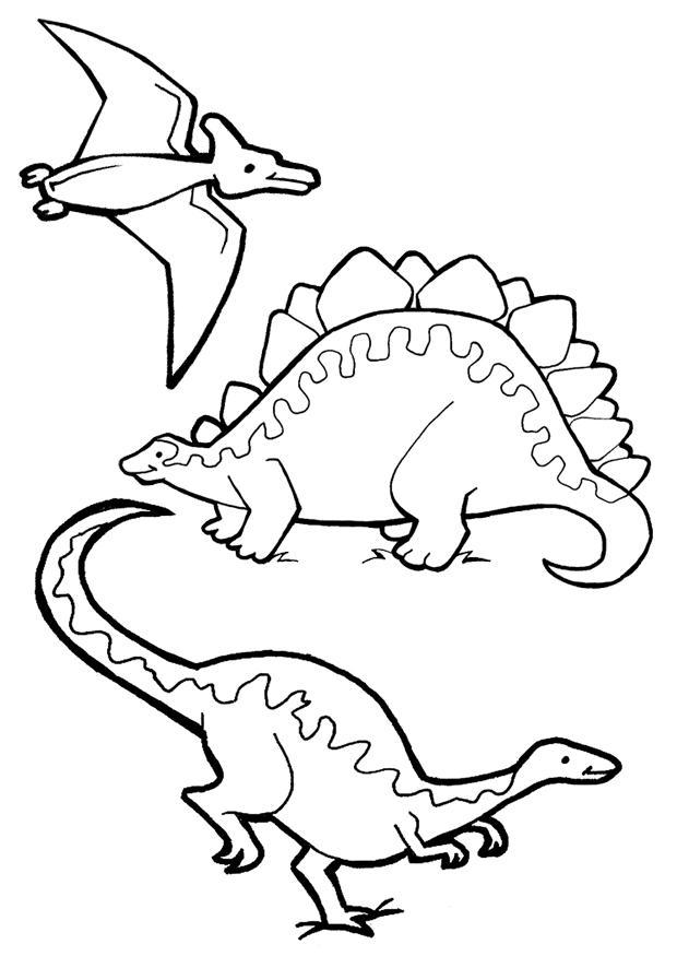 dinossauros Página para colorir dinossauros
