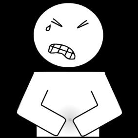 dor de barriga Página para colorir dor de barriga
