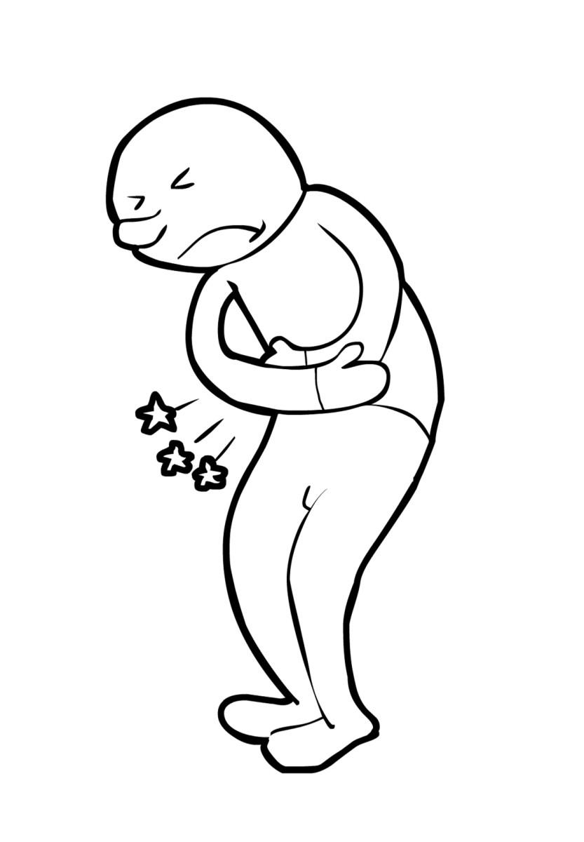 dor de barriga (2) Página para colorir dor de barriga (2)