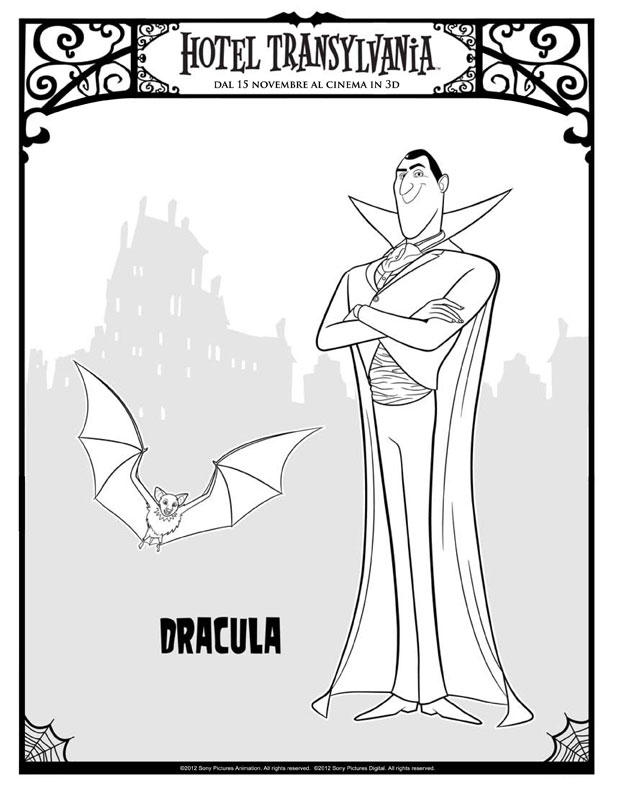 drA¡cula Página para colorir drA¡cula