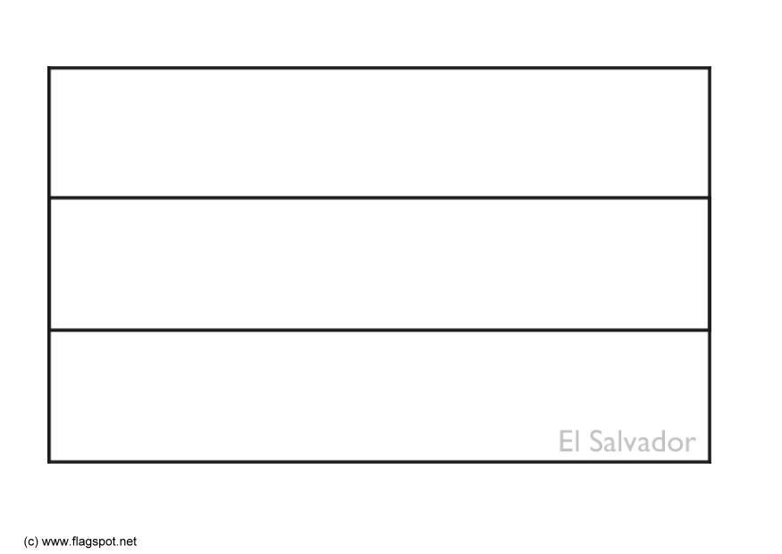 el salvador Página para colorir el salvador