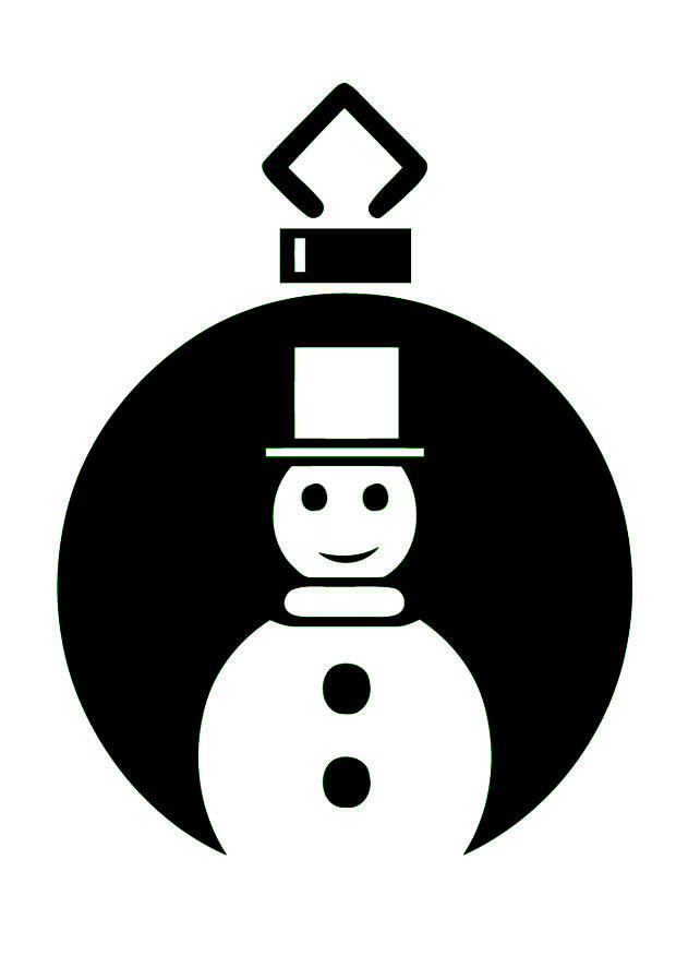enfeite de natal Página para colorir enfeite de natal