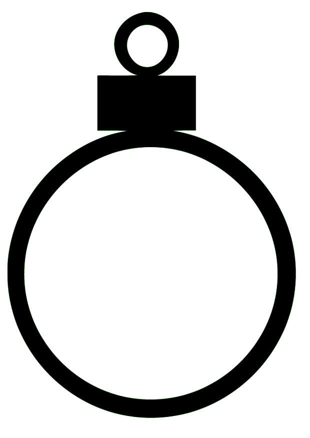 enfeite de natal Página para colorir enfeite de natal