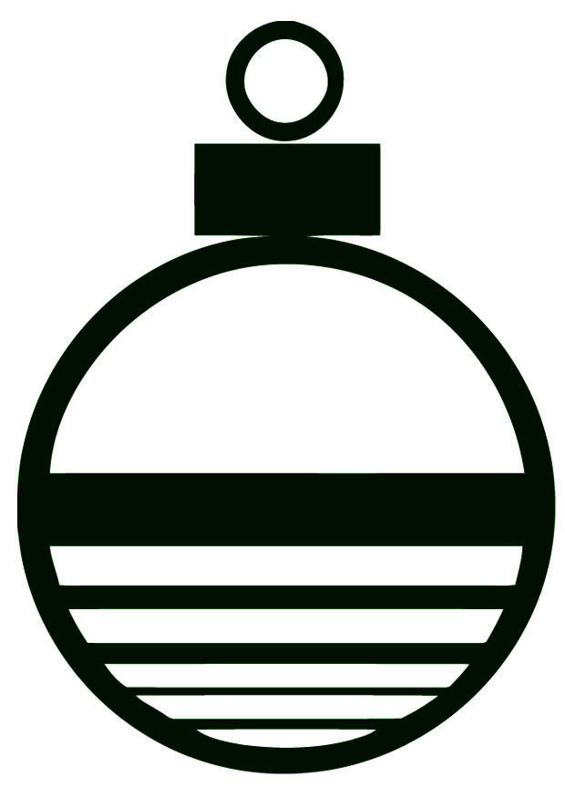 enfeite de natal Página para colorir enfeite de natal