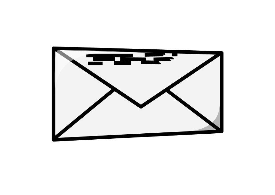 envelope Página para colorir envelope