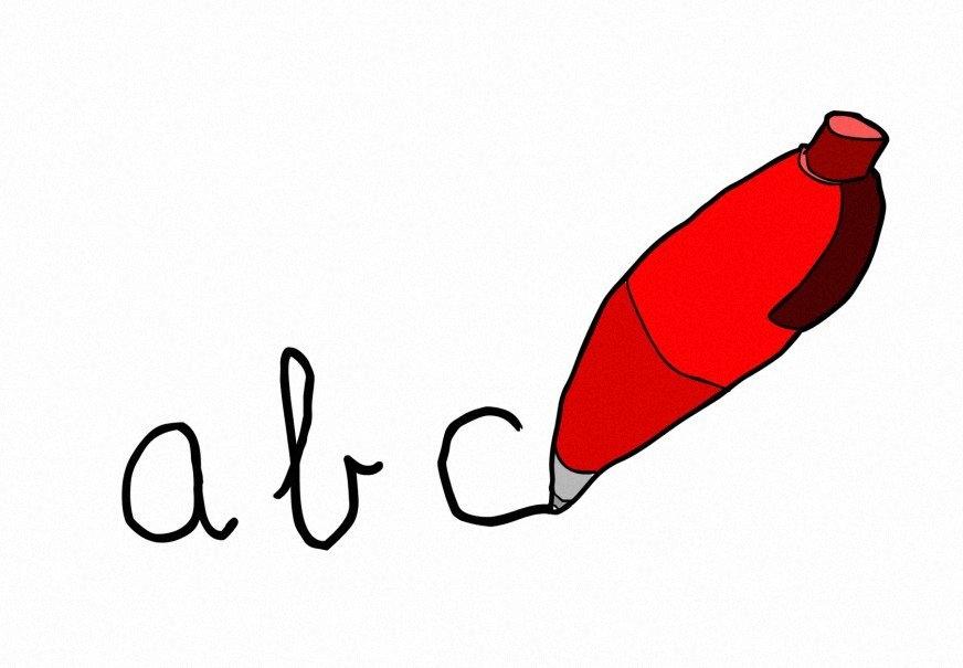 escrever imagem escrever
