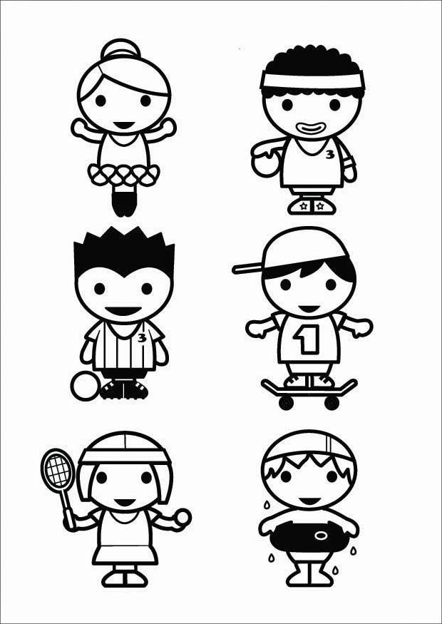 esportes Página para colorir esportes