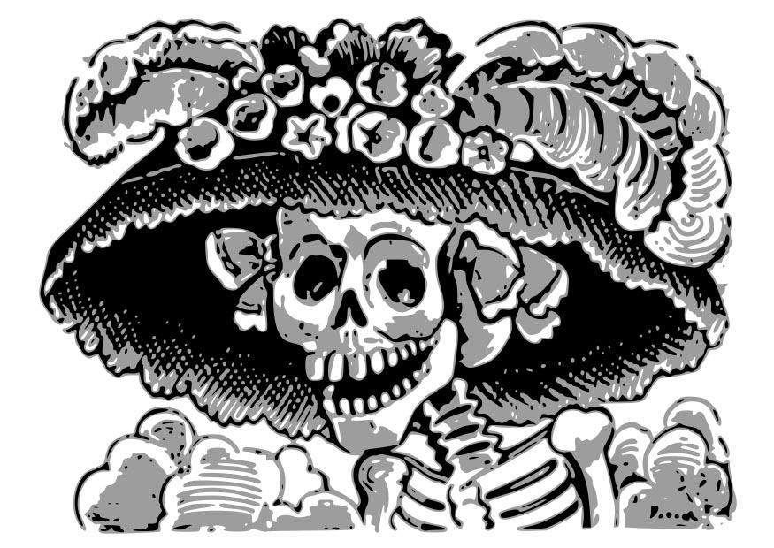esqueleto Página para colorir esqueleto