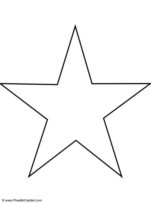 estrela Página para colorir estrela
