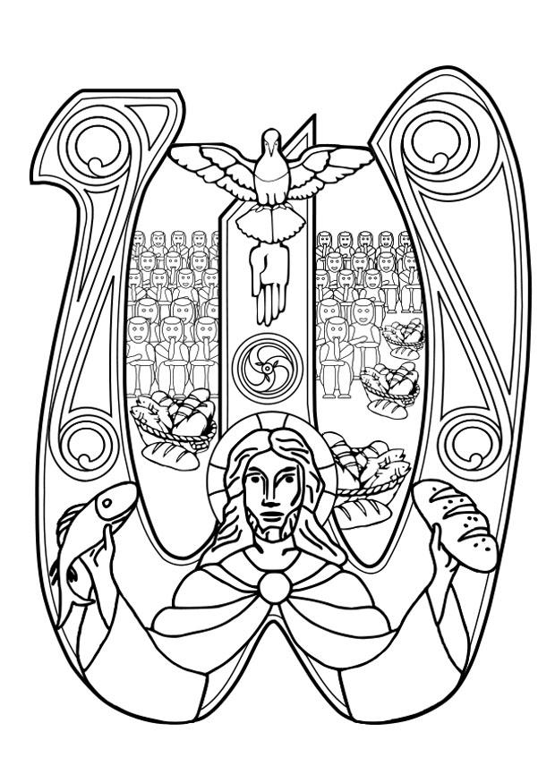 eucaristia Página para colorir eucaristia