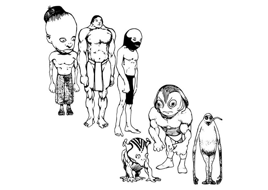 extraterrestre Página para colorir extraterrestre