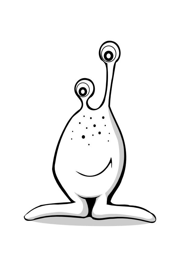 extraterrestre Página para colorir extraterrestre