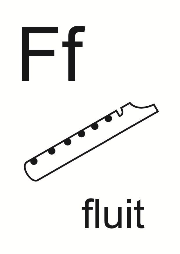 f Página para colorir f
