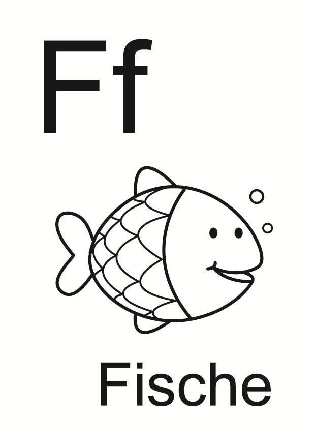 f Página para colorir f