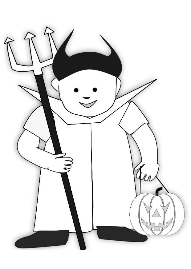 fantasia de halloween Página para colorir fantasia de halloween