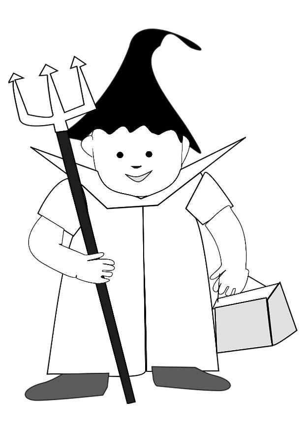 fantasia de halloween Página para colorir fantasia de halloween