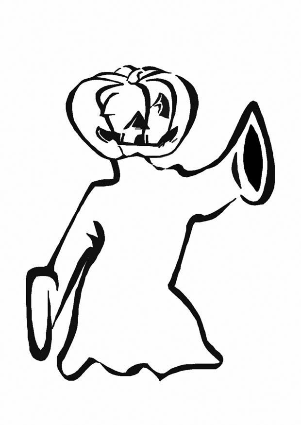 fantasma Página para colorir fantasma