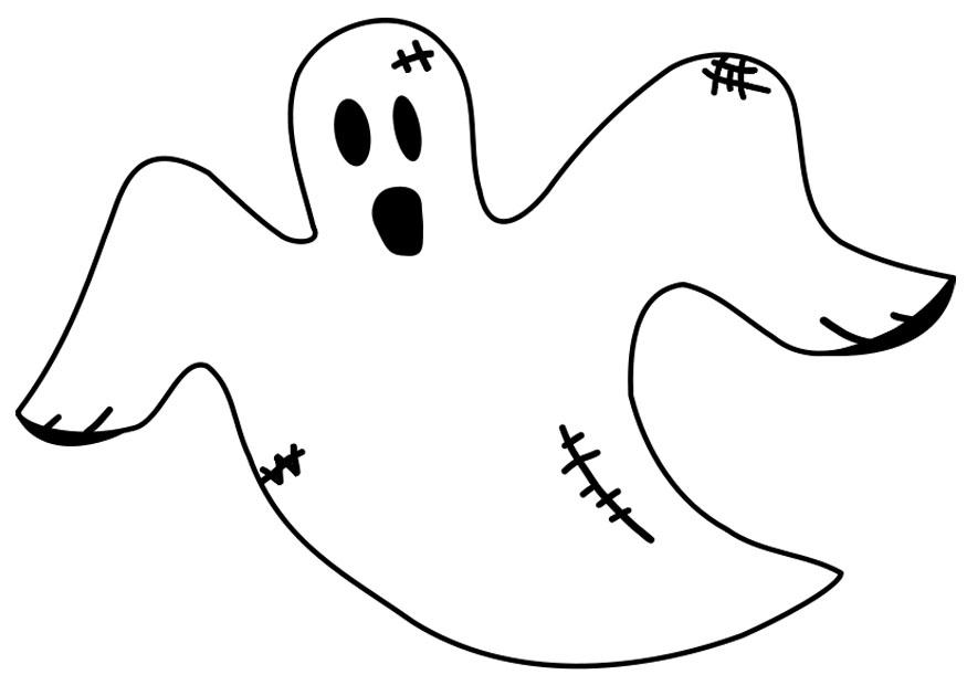 fantasma Página para colorir fantasma