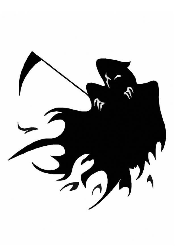 fantasma Página para colorir fantasma