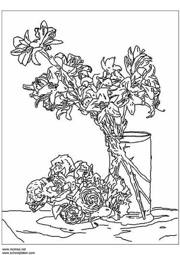 Página para colorir fantin-latour