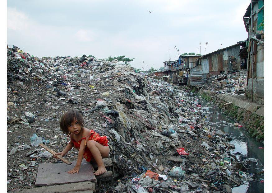 favela em jakarta Foto favela em jakarta