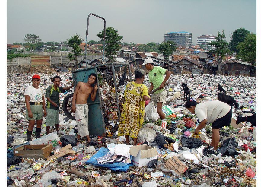favela em jakarta Foto favela em jakarta