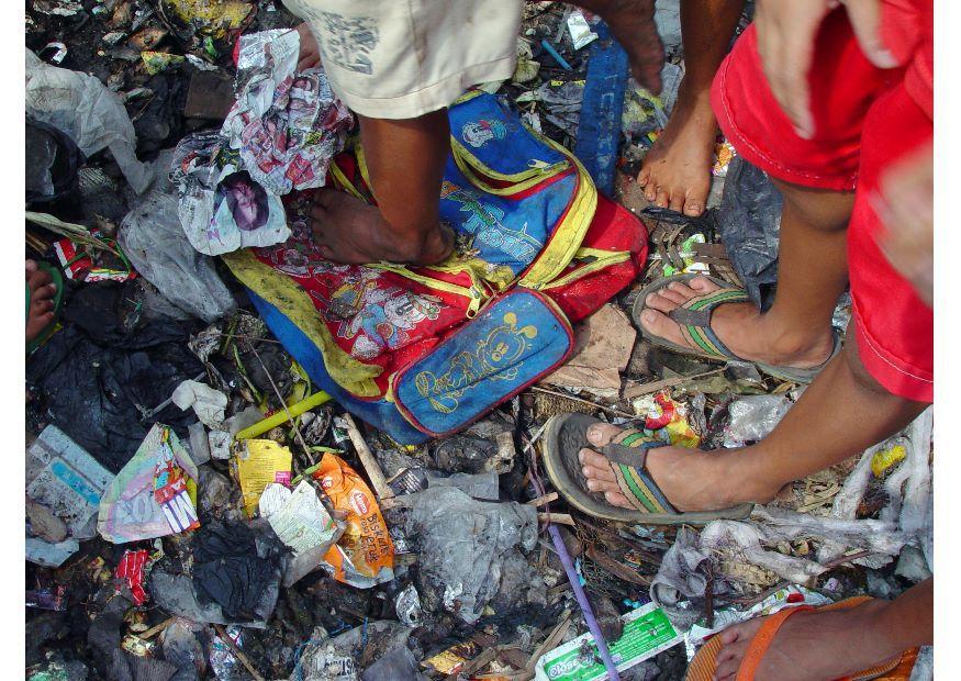 favela em jakarta Foto favela em jakarta