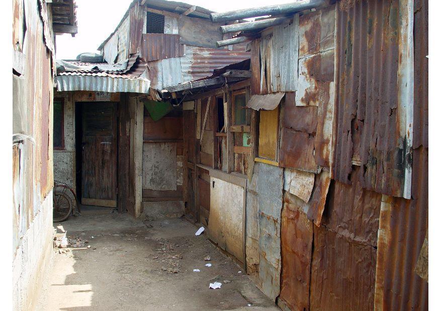 favela em jakarta Foto favela em jakarta