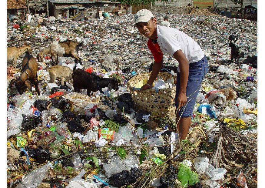 favela em jakarta Foto favela em jakarta