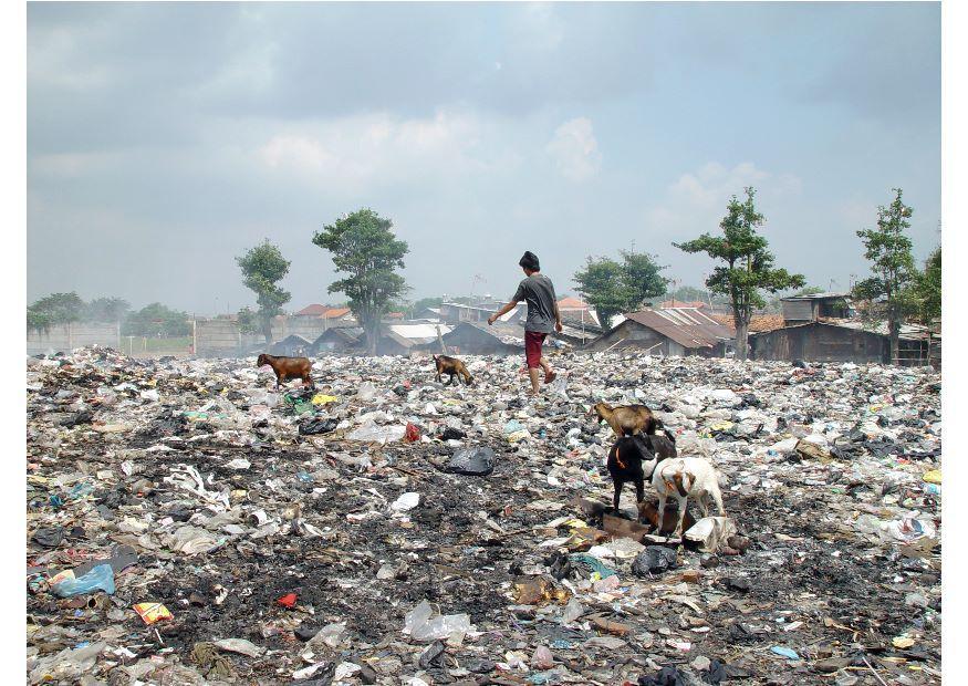 favela em jakarta Foto favela em jakarta