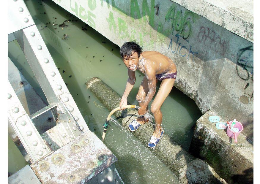 Foto favelas em jacarta 