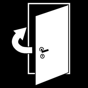 fechar a porta Página para colorir fechar a porta