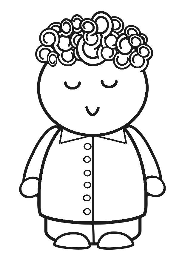 feliz Página para colorir feliz