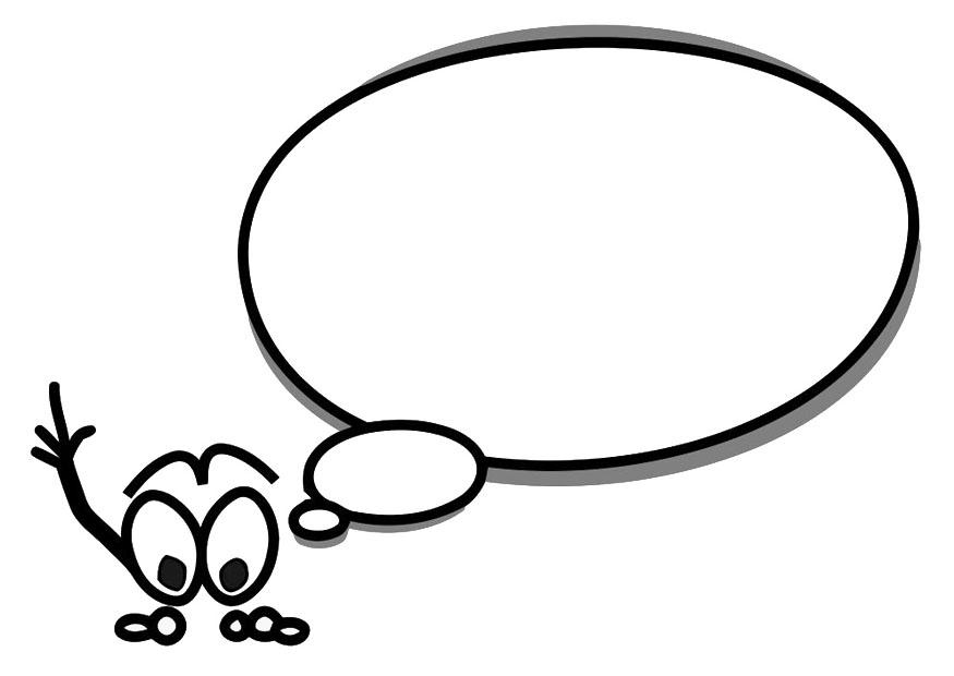 figurinha com balA£o de diA¡logo Página para colorir figurinha com balA£o de diA¡logo