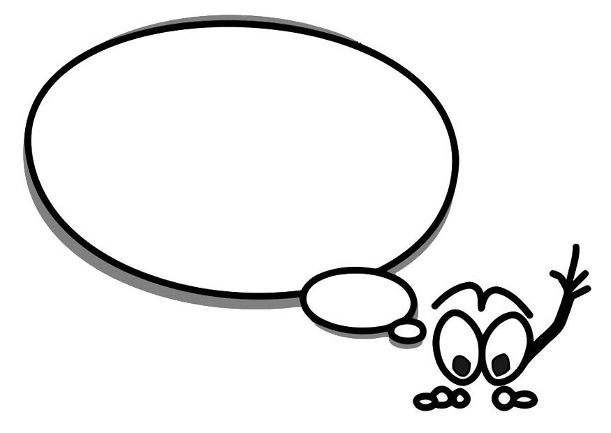 figurinha com balA£o de diA¡logo Página para colorir figurinha com balA£o de diA¡logo