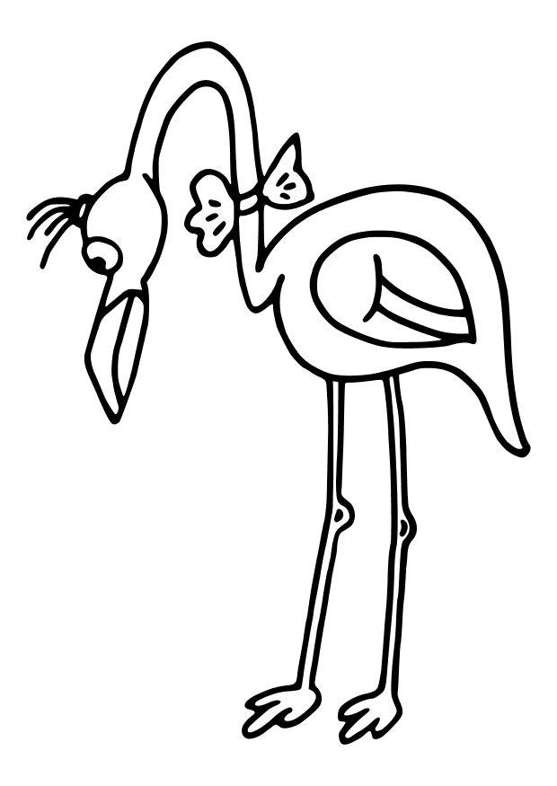 flamingo Página para colorir flamingo