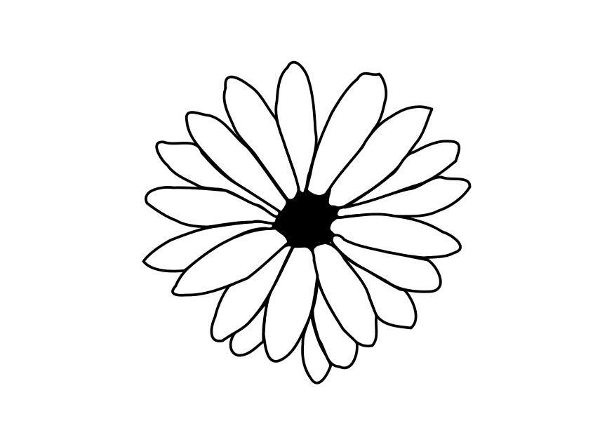 flor Página para colorir flor