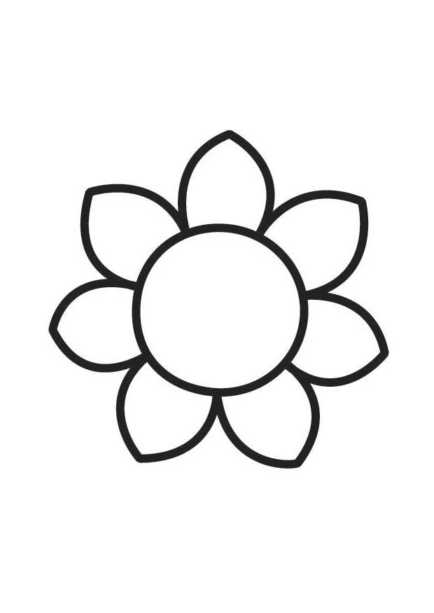 flor Página para colorir flor