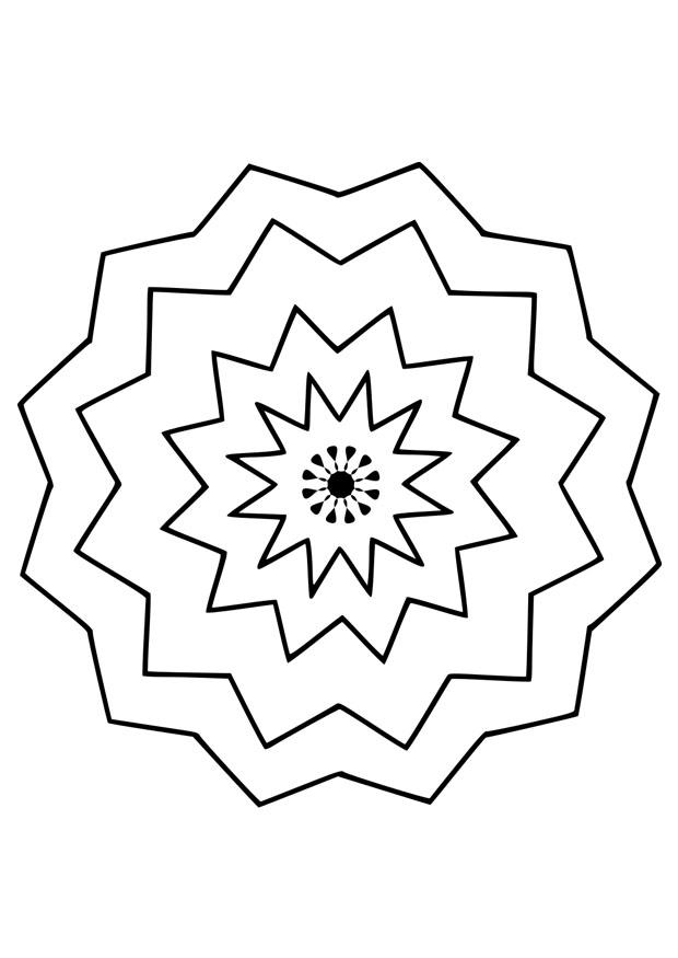 Página para colorir flor