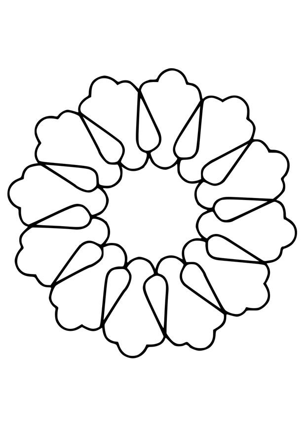 flor Página para colorir flor