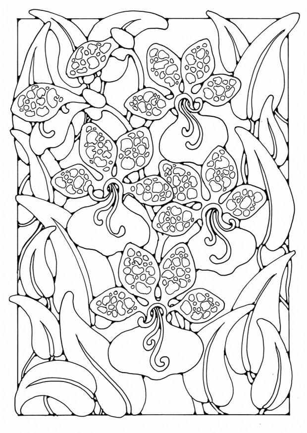 flores Página para colorir flores