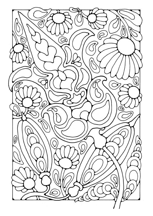 flores Página para colorir flores