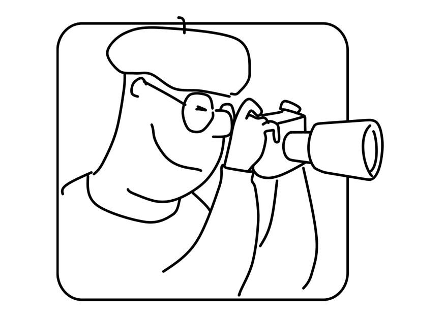 fotografia Página para colorir fotografia