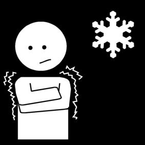frio Página para colorir frio