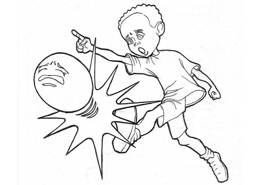 futebol Página para colorir futebol