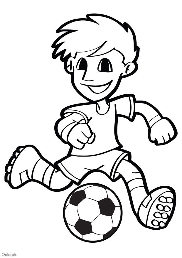 futebol Página para colorir futebol