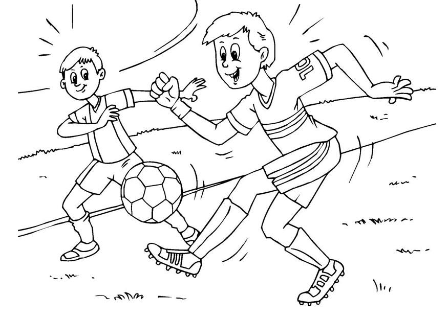 futebol Página para colorir futebol