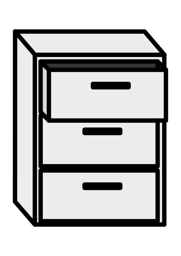 gabinete de arquivos Página para colorir gabinete de arquivos