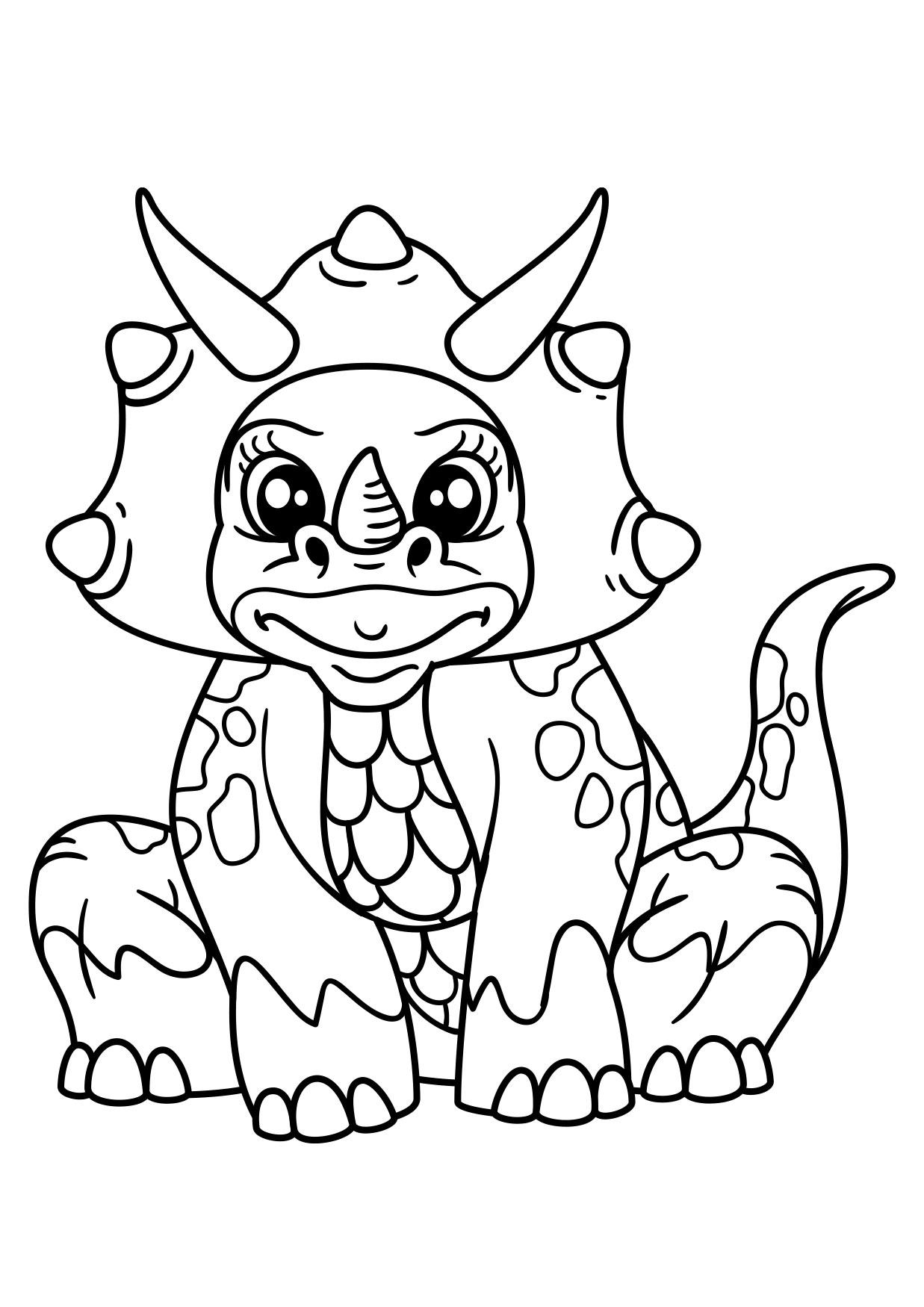 garota dinossauro Página para colorir garota dinossauro